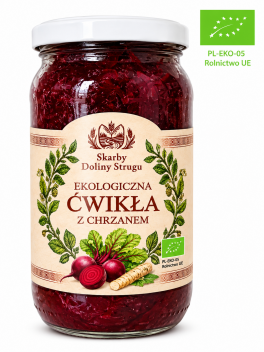 Ekologiczna ćwikła z chrzanem 0,7l