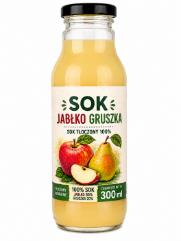 Sok tłoczony jabłko-gruszka